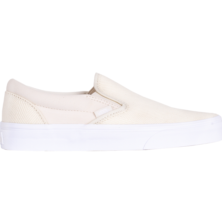 Vans Unisex Princess Paisley Classic Slip On Shoes - White Asparagus / True White