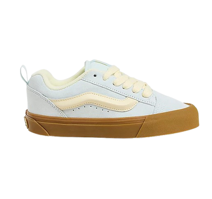 Vans Men's Knu Skool Shoes - Gum / Spa Blue