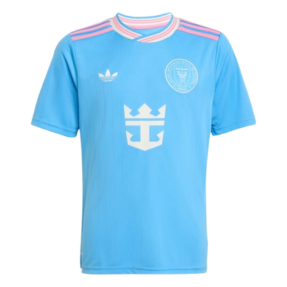 Adidas Kids' Inter Miami 25/26 Third Messi Jersey - Semi Blue Burst