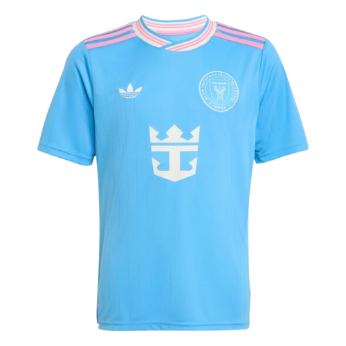 Adidas Kids' Inter Miami 25/26 Third Messi Jersey - Semi Blue Burst