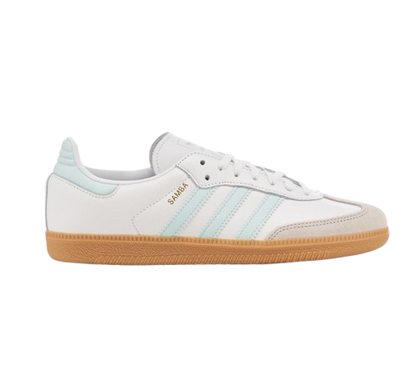Adidas Kids' Samba Og Shoes - White / Semi Flash Aqua