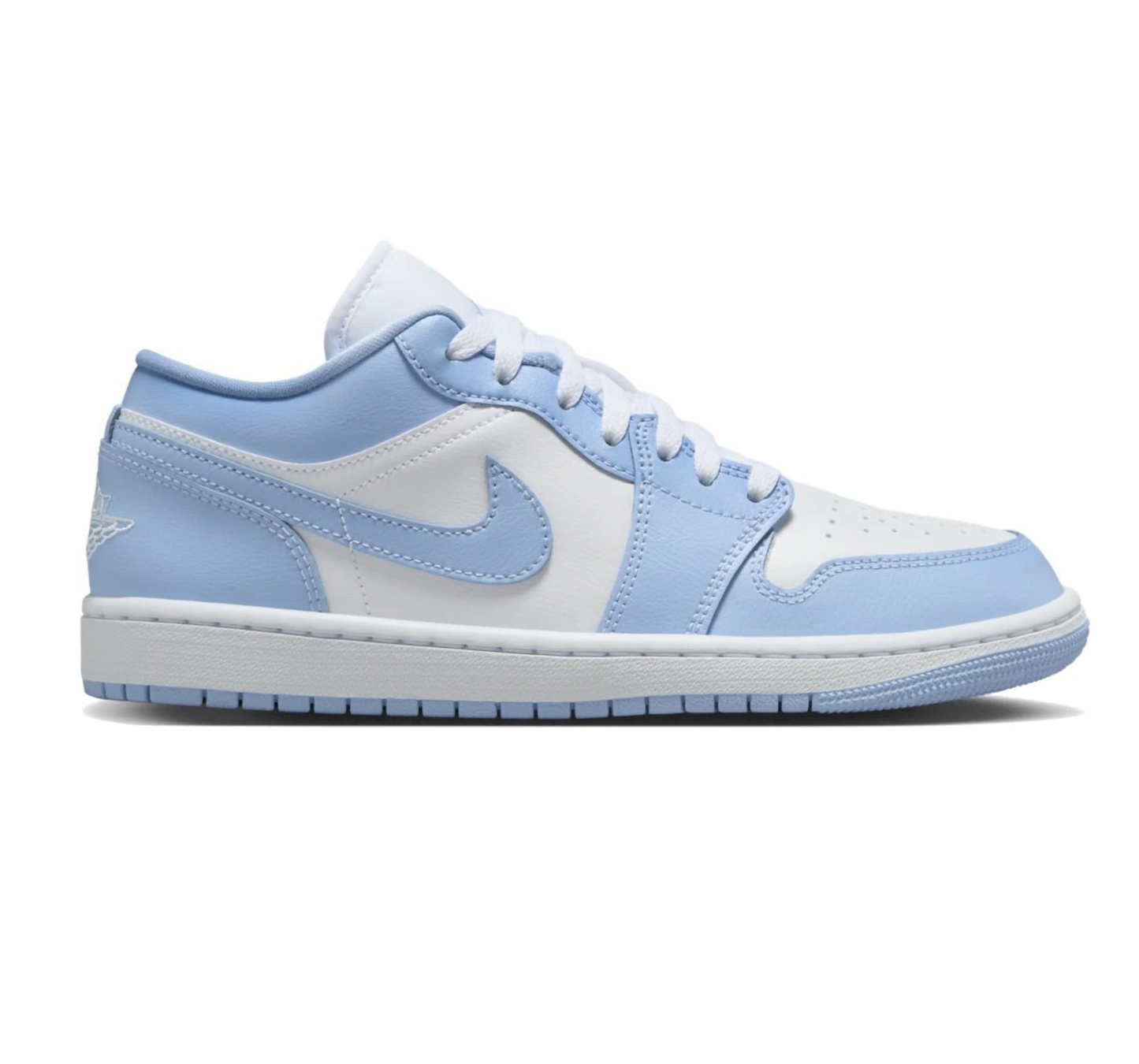 Nike Women's Air Jordan 1 Low Shoes - White / Aluminum