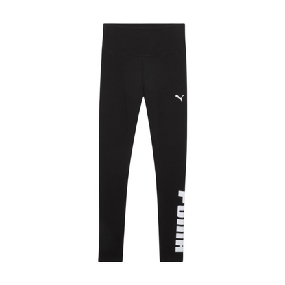 Puma Women's ESS Athletic Logo Tights - Black / White
