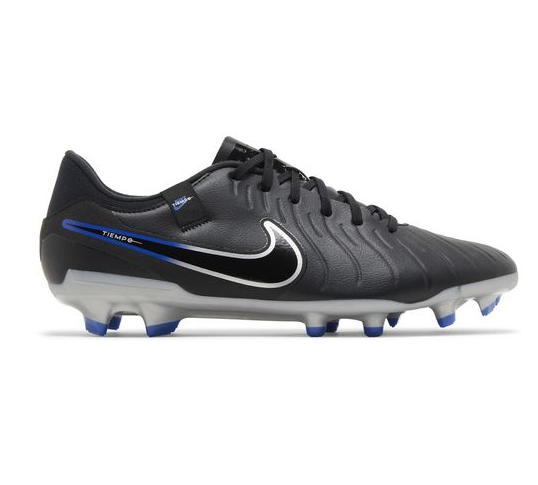 Nike Men's Tiempo Legend 10 Academy Soccer Shoes - Black / Chrome / Hyper Royal