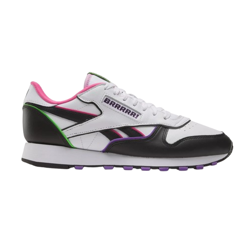 Reebok Men's Anuel AA Classic Leather Shoes - Black / White / Pink