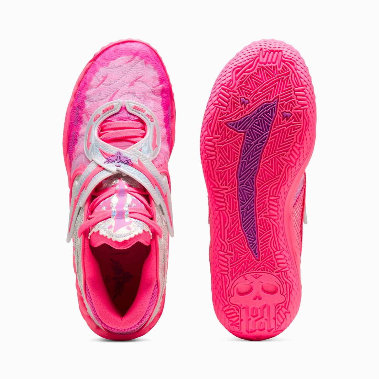 Puma Unisex's Mb.05 World Tour Shoes - Sun Struck / Pure Magenta
