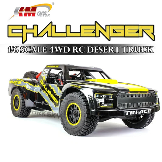 TRACTION Hobby KM Challenger 1/6 Scale 4WD Solid Rear Axle RC Desert Truck — ARTR / RTR