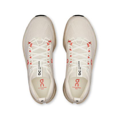 On Running Men's Cloudsurfer Max Shoes - Ivory / Salmon