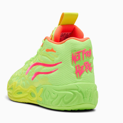 Puma Men's Mb.04 Gem Shoes - Yellow Alert / Green Glare / Pink Alert