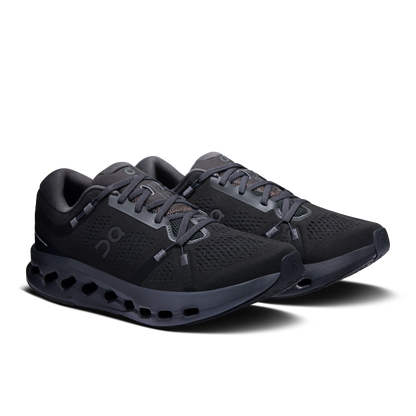 On Running Men's Cloudsurfer 2 Shoes - Black / Black