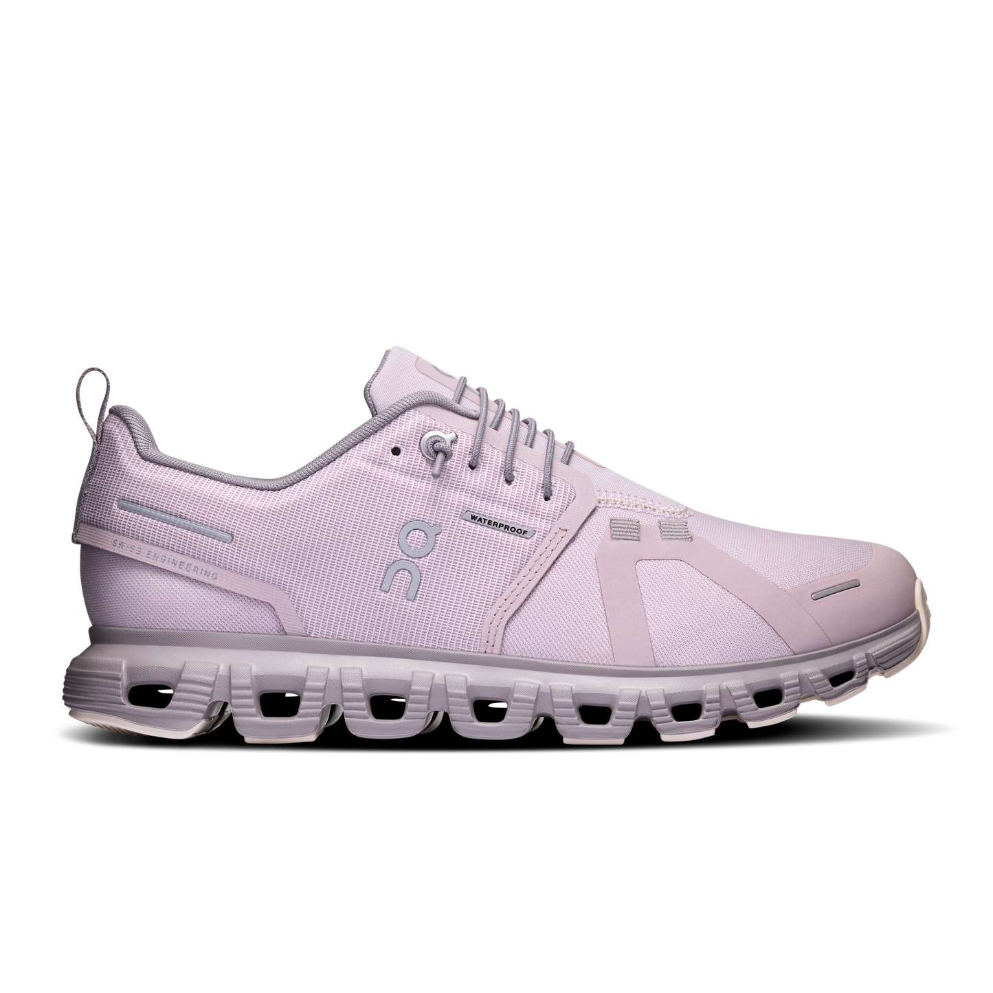 On Running Women's Cloud 6 Waterproof Shoes - Mauve / Zinc