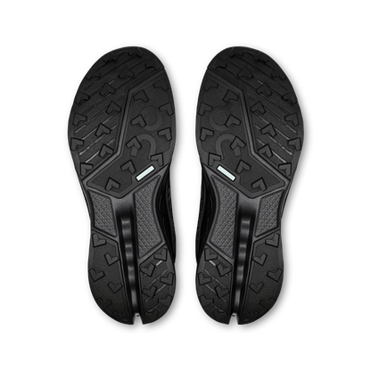 On Running Women's Cloudsurfer Trail 2 Waterproof Shoes - Black / Black