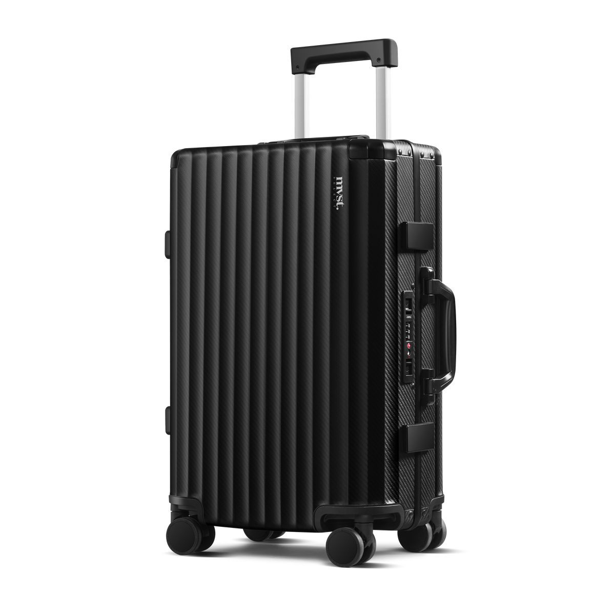SPACE Aluminum Suitcase Black
