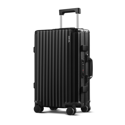 SPACE Aluminum Suitcase Black