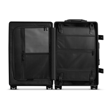 SPACE Aluminum Suitcase Black