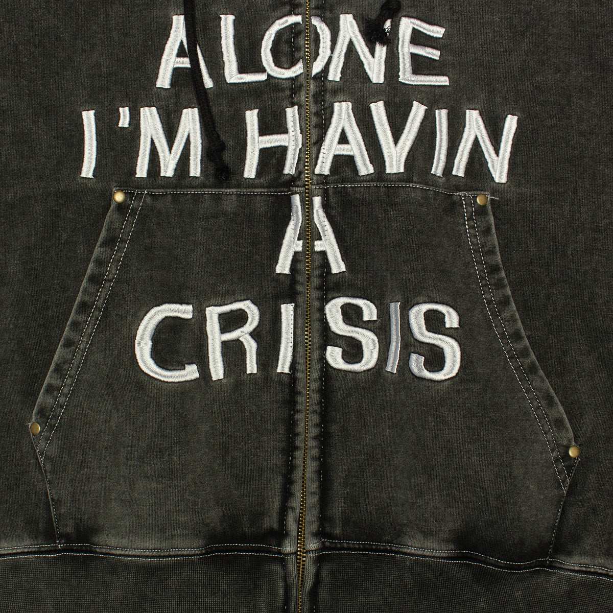 Crisis Zip-Up Hoodie