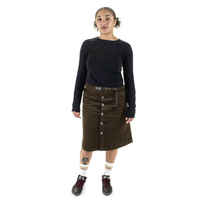 Women's Buttoned Down Midi Skirt