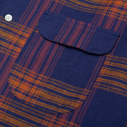 Vincent Nep Herringbone Plaid Shirt