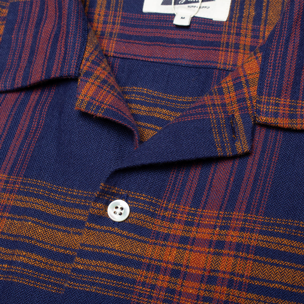 Vincent Nep Herringbone Plaid Shirt