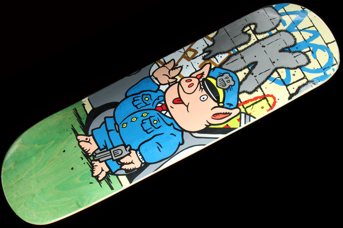 Pig Gun Green Deck 8.5"