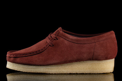 Women's Wallabee Deep Red Suede