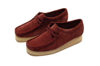 Women's Wallabee Deep Red Suede
