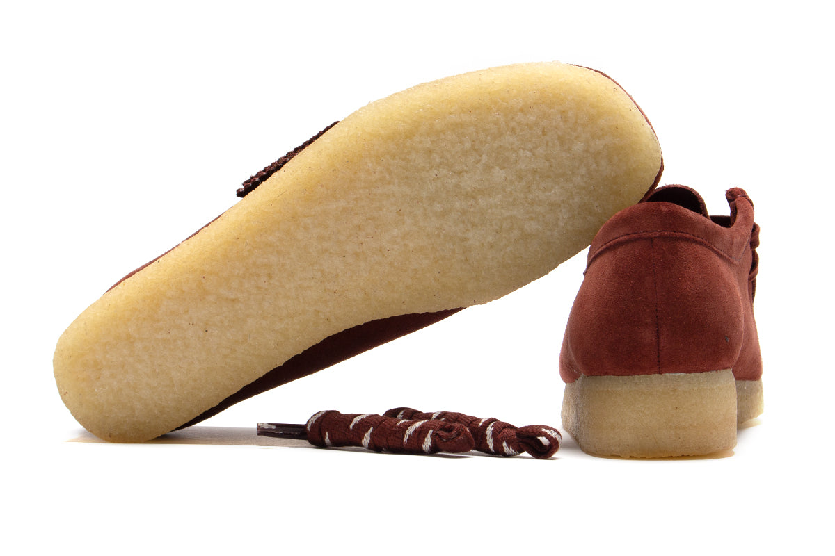 Women's Wallabee Deep Red Suede