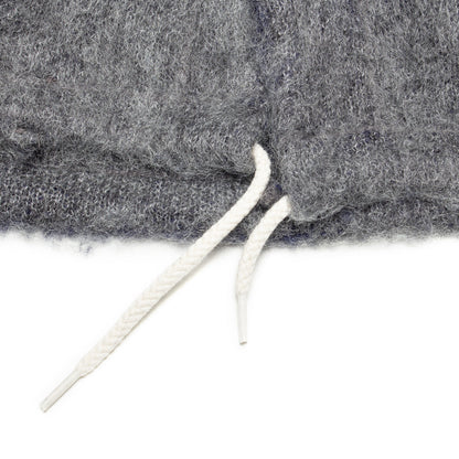 Womens Mohair Hooded Shirt Jacket