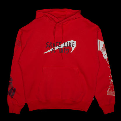 Skate Like A Girl Hoodie