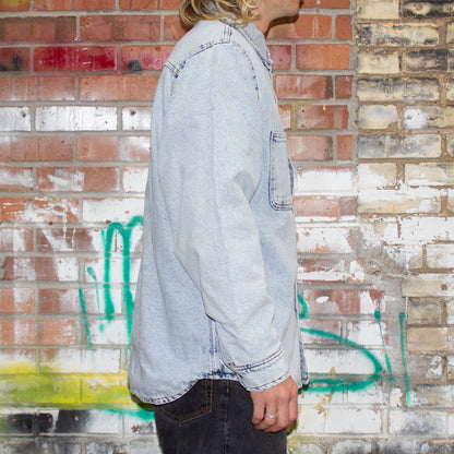 Sherpa Lined Denim Shirt