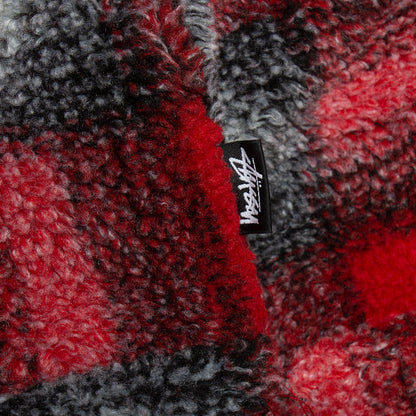 Shadow Plaid Sherpa Zip Shirt