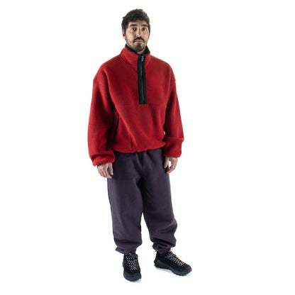 Red Box Half-Zip Fleece