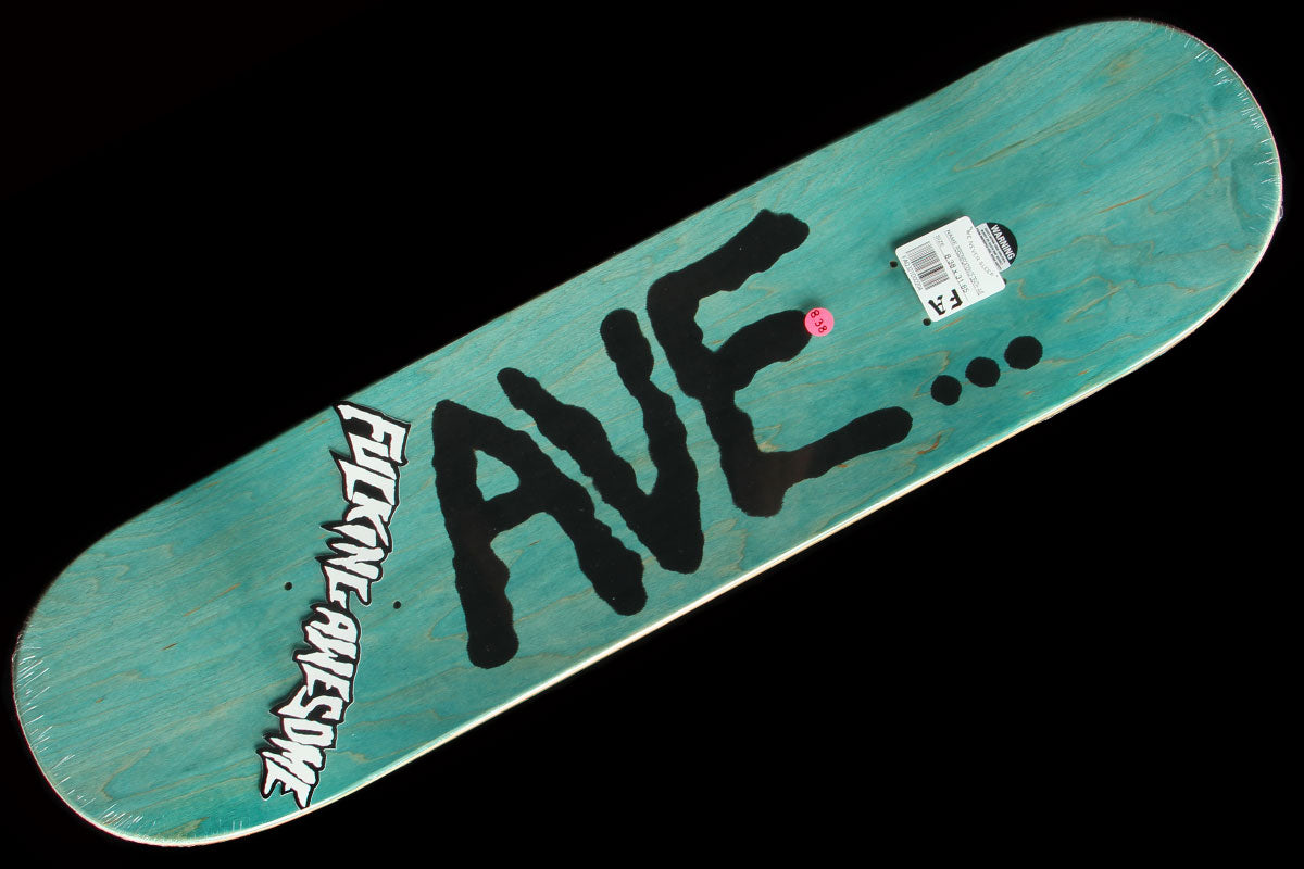 Ave Personification Of Death Teal Deck 8.38"