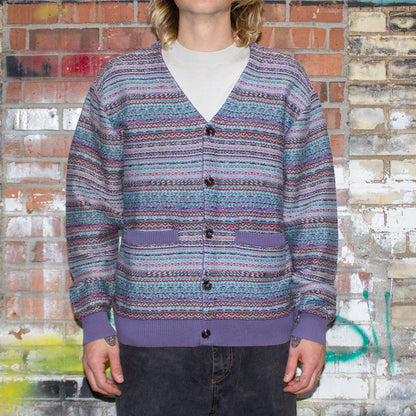 Dill Painting Intarsia Cardigan