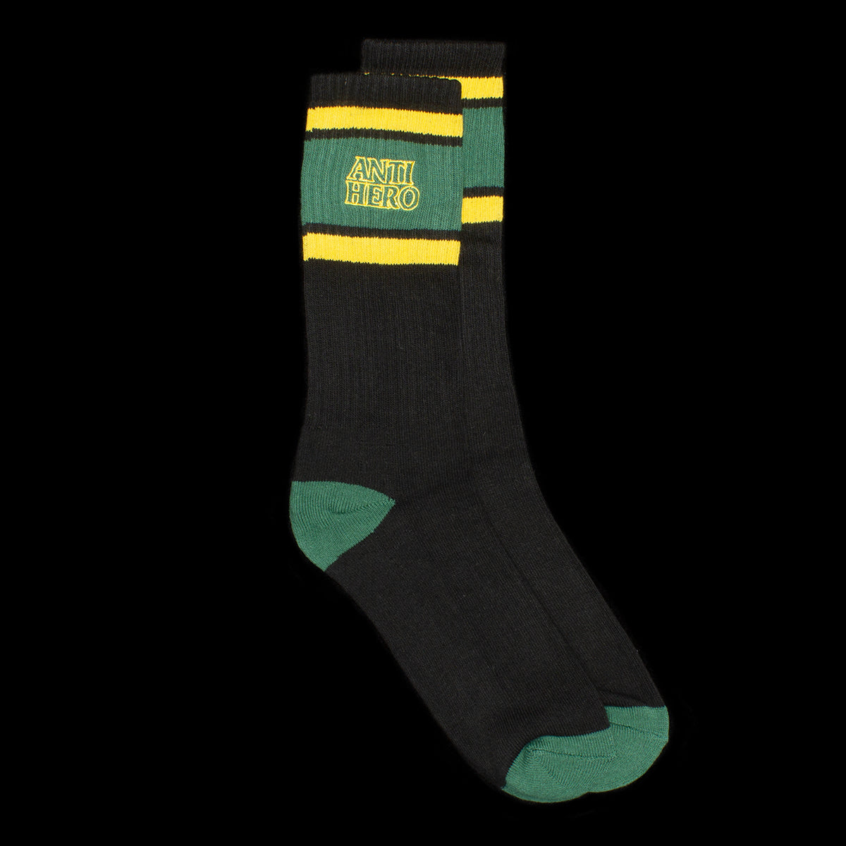 Black Hero Outline Sock
