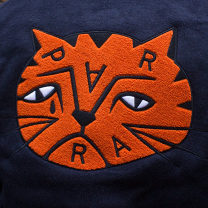Sad Pencil Wool Varsity Jacket