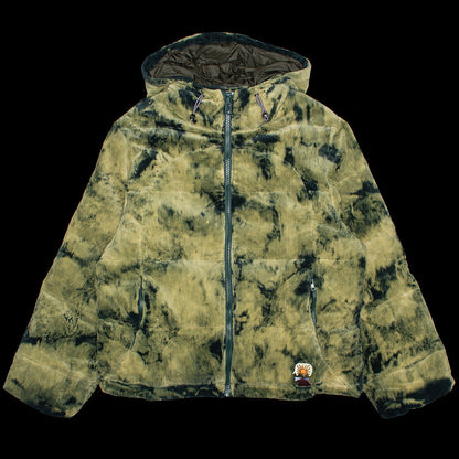 Bleach Dyed Dimension Puffer Jacket
