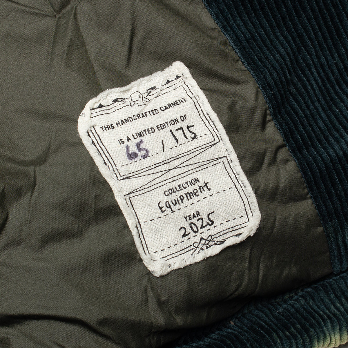 Bleach Dyed Dimension Puffer Jacket
