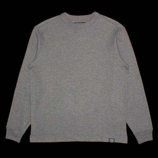 Waffle Knit Thermal Crewneck