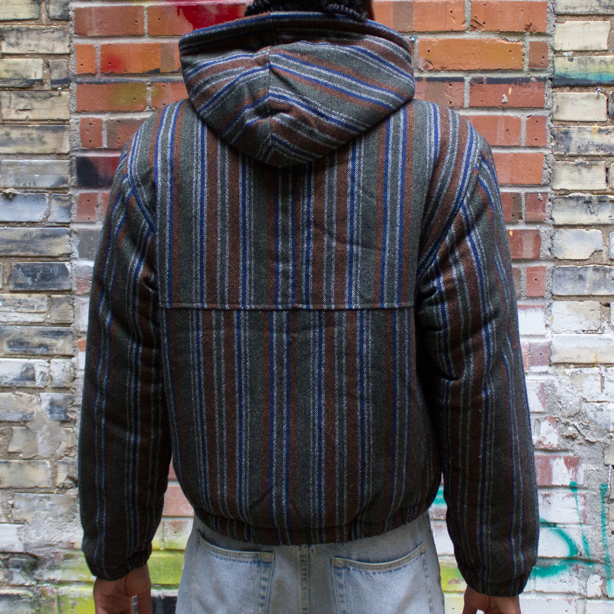 Wool Stripe Work Jacket