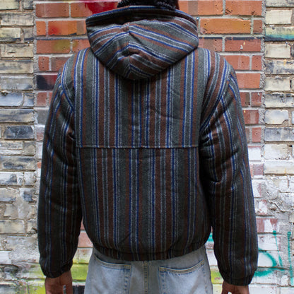 Wool Stripe Work Jacket