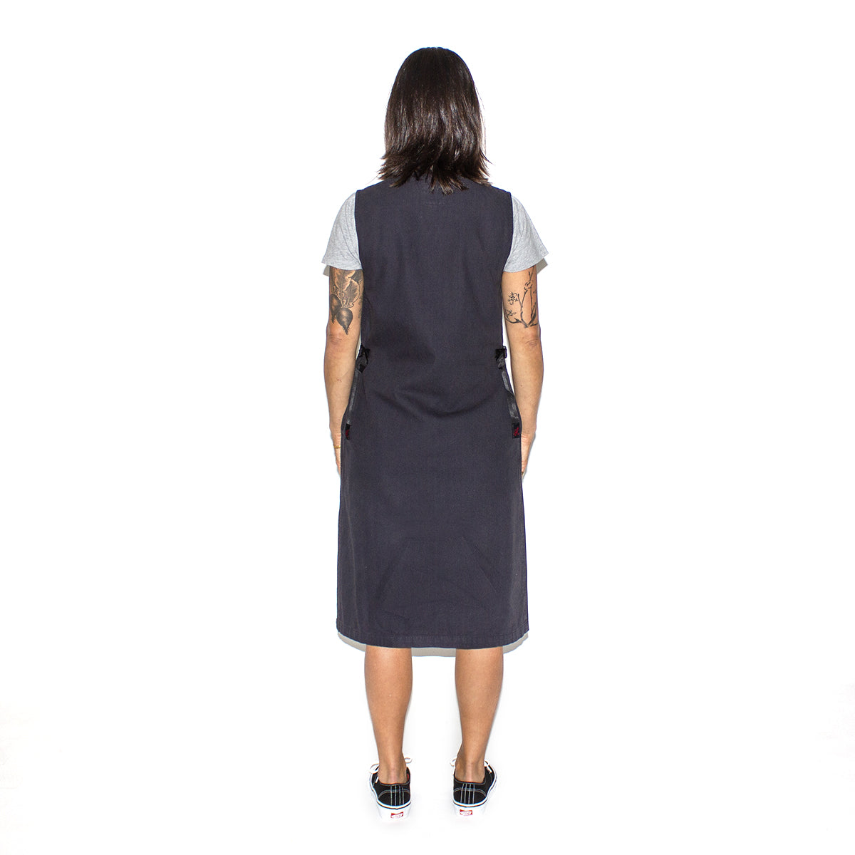 Women's Canvas Mid-Length Dress