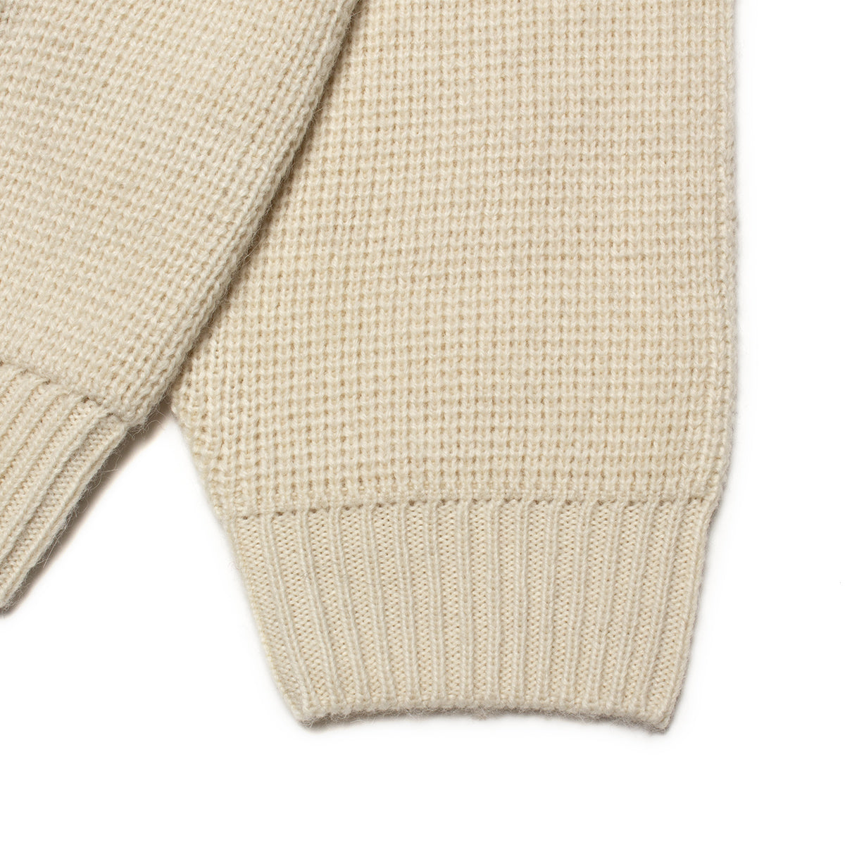 Felt Patch Knit Hoodie
