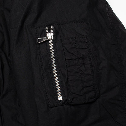 Quilted Waxed Bomber