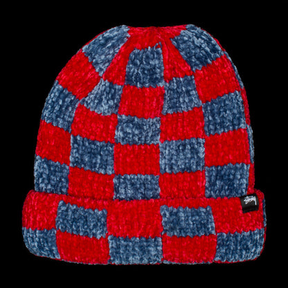 Crochet Checkered Beanie