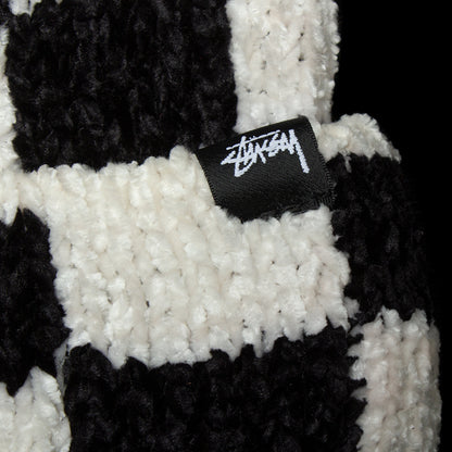 Crochet Checkered Beanie