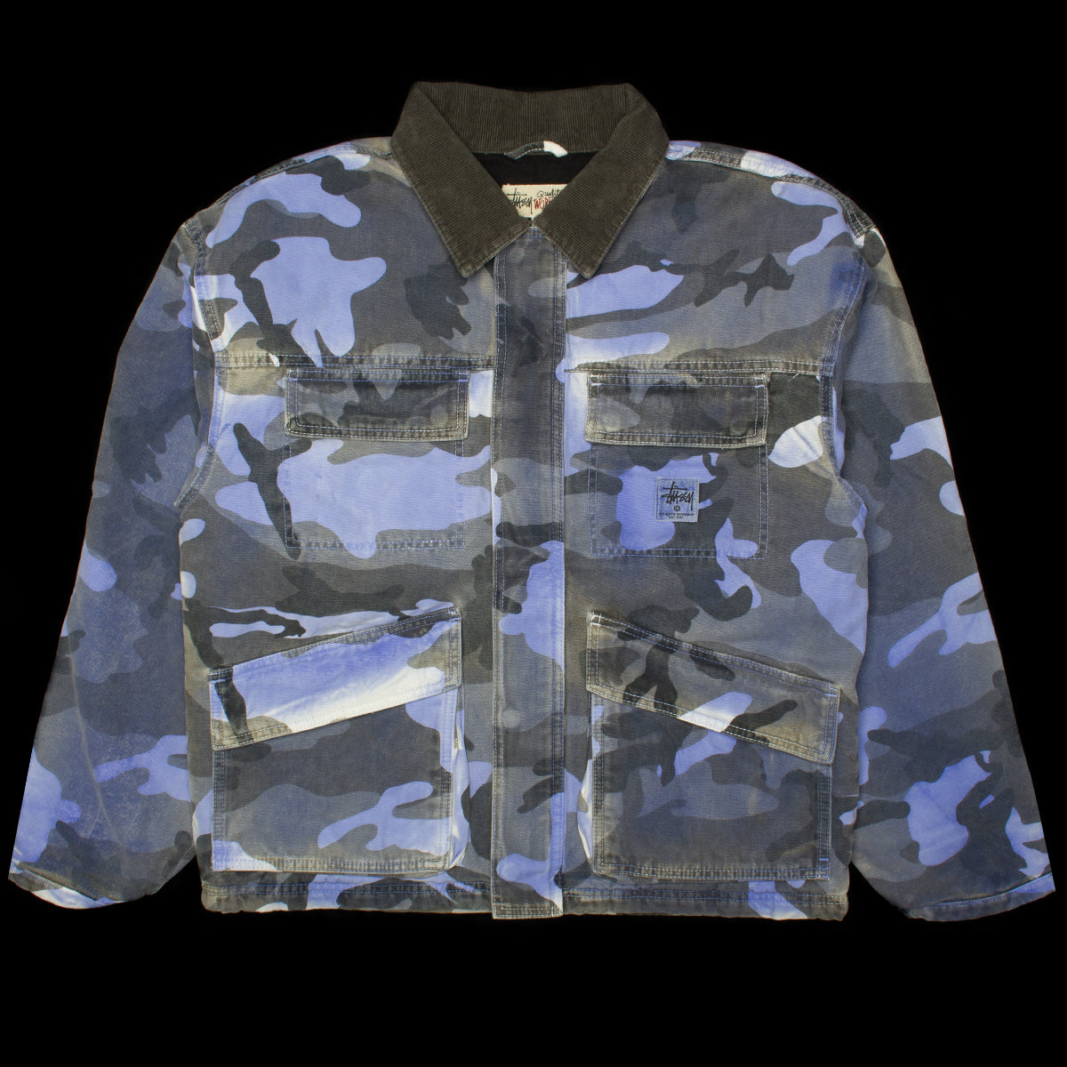 Spray Dye Canvas Shop Jacket