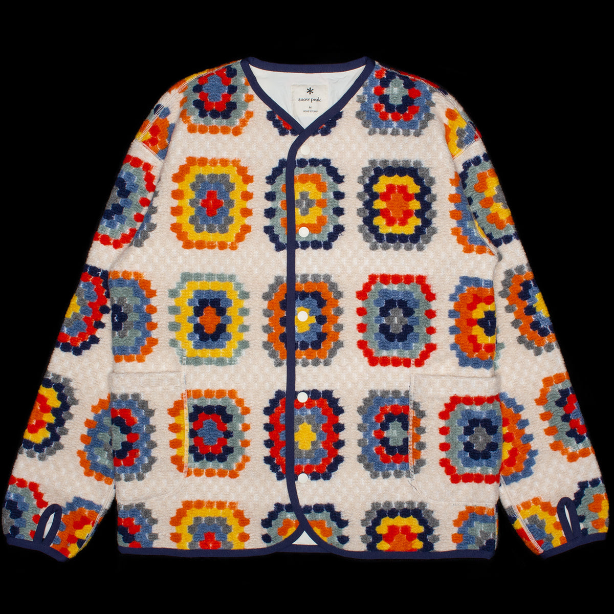 Wool Jacquard Cardigan