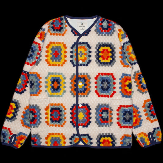 Wool Jacquard Cardigan