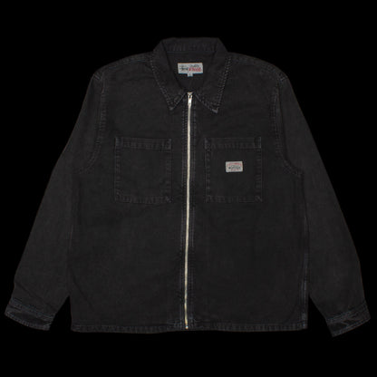 Washed Canvas Zip Shirt
